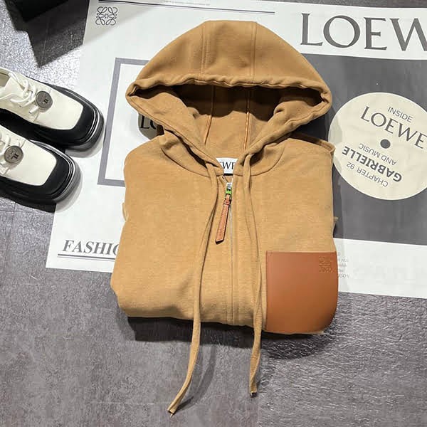 速達発送ロエベフーデッドジャケットウール 並行輸入品 lou29675